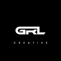GRL Letter Initial Logo Design Template Vector Illustration
