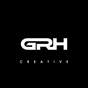 GRH Letter Initial Logo Design Template Vector Illustration