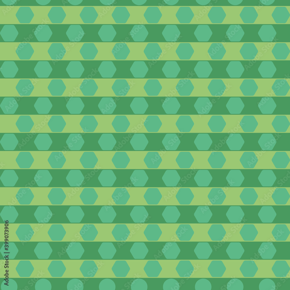 Poster green dots and stripes repeat pattern print background