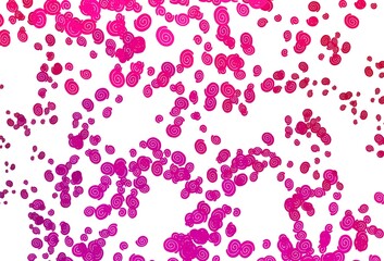 Light Purple, Pink vector background with abstract lines.