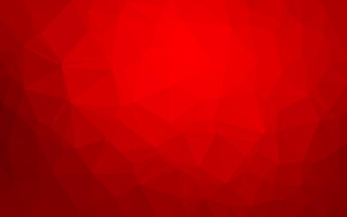 Obraz premium Light Red vector polygon abstract backdrop.