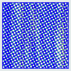 cobalt blue Dots texture background - abstract halftone stock vector template