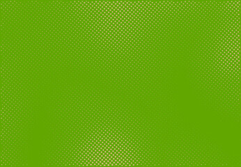 Obraz premium Natural avacado colors pop art dotted gradient pattern horizontal vector . Halftone dots texture glitch Background 