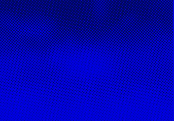 Seamless Screentone Graphics_Halftone Gradation_Blue