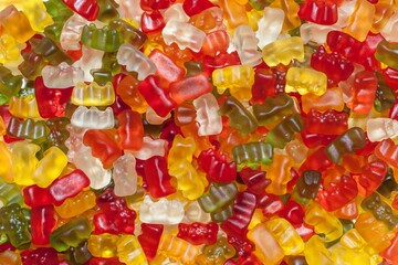 Fototapeta na wymiar Colorful Gummy Bears