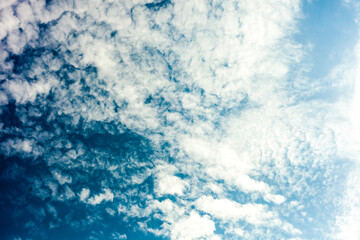 blue sky with clouds