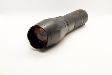 flashlight on white background