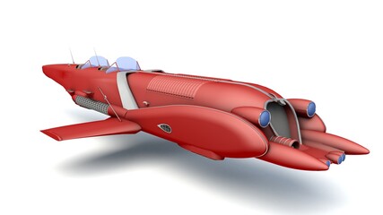 3d illustration of Concept vehicle