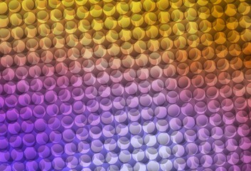 Light Pink, Yellow vector backdrop with dots.