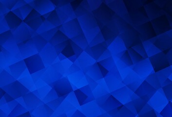 Dark BLUE vector texture in rectangular style.