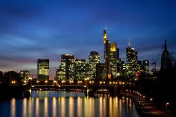Frankfurt am Main at night