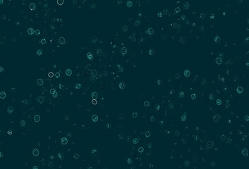 Light Green vector texture with delicious snacks.