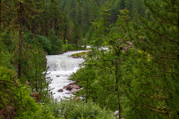 waterfall in park