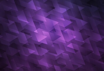 Dark Purple vector background with rectangles.