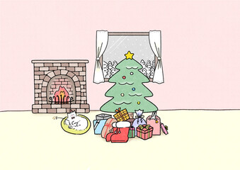 クリスマスイメージイラスト