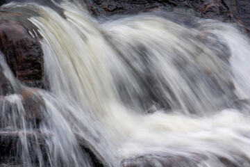 Fototapeta na wymiar water, waterfall, stream of water, stream, long exposure, close-up, river, art, artistic, nature, trickle