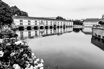 Vauban Dam in Little France quarter in Strasbourg, Alsace region, France