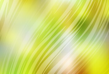 Light Green, Yellow vector colorful blur background.