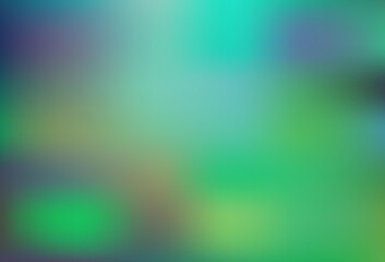 Light Green vector blurred bright texture.