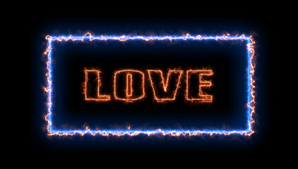 neon sign - text - LOVE