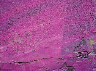 Pink painted wall background. Natural look