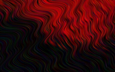 Obraz premium Light Red vector background with bubble shapes.