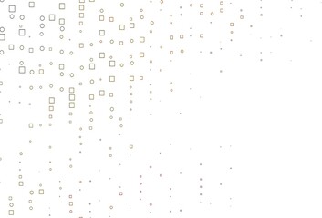 Light Orange vector template with square style.