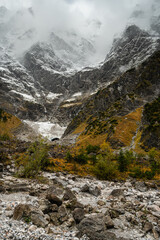 Fall in the Berchtesgaden Alps