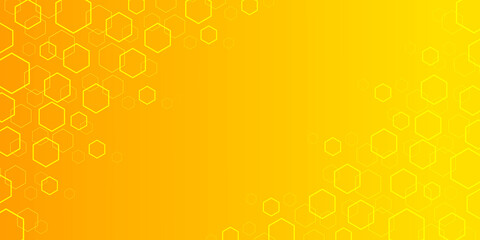 Technology yellow background.Geometric rhombuses.Abstract tech.Vector illustration.