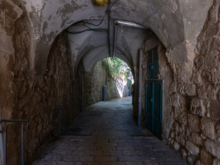 A street in the Old City of Jerusalem