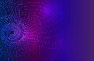 Vector icon Fibonacci spiral. Vector Illustration eps 10 Minimalistic style design. Geometric shapes.