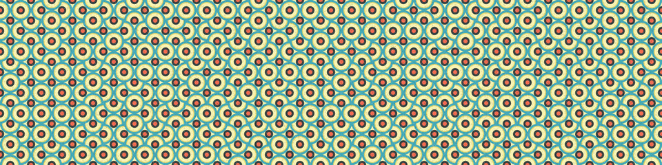 Abstract Geometric Pattern generative computational art illustration