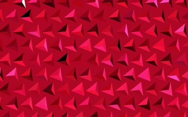 Dark Pink vector pattern with polygonal style.