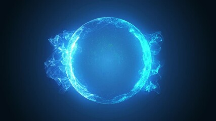 Abstract 3D Futuristic Glowing Plasma ball or globe, Abstract circle with smooth flowing waves, Magic ball, Abstract background, 4k High Quality, 3D render - Powered by Adobe