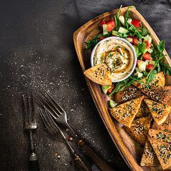 Firangi Crispy Hummus & Pita