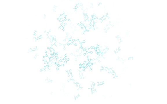 Light Pink, Blue vector backdrop with artificial intelligence data.