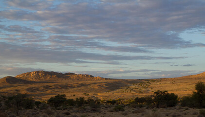 Fototapeta premium Landschaft auf dem Weg nach Lüderitz