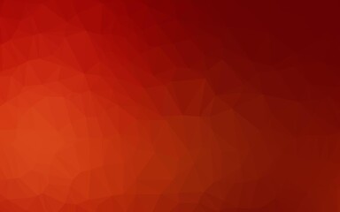 Light Red vector blurry triangle pattern.