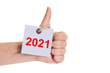 2021 tag on thick rope weighs on finger