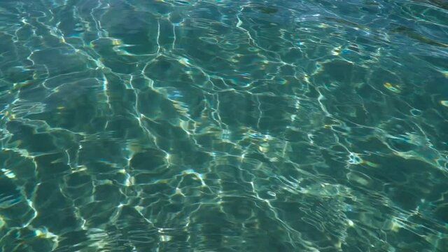 Wonderful summer scene of the tame sea