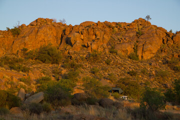 Im Ugab Flußbett in Namibia