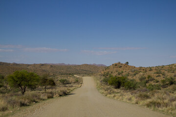 Landschaft in Namibia im Südwesten