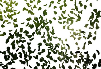 Fototapeta premium Light Green vector background with abstract forms.