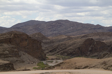 Im Ugab Flußbett in Namibia