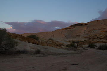 Fototapeta na wymiar Sonnenuntergang in Namibia