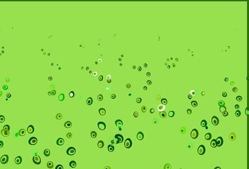 Light Green vector texture with disks.
