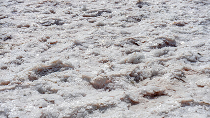 Natural salt background, taken on sea bay 