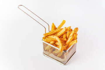 french fries in the basket