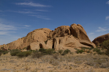Fototapeta na wymiar Landschaft in Namibia im Südwesten