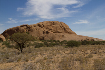 Landschaft in Namibia im Südwesten